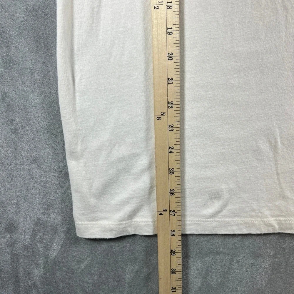 The North Face Mens Small Cream Graphic T-Shirt Yosemite Half Dome Logo Tee